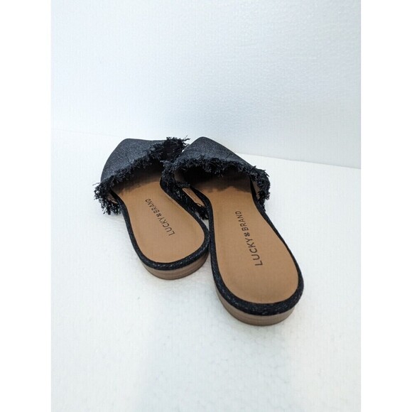 Lucky Brand Bapsee Black Slip On Loafers Women's Size 8.5 - Picture 6 of 8